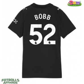 Manchester City Oscar Bobb #52 Bortatröja Kvinnor 2025-26 Kortärmad
